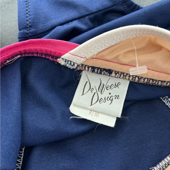 Vintage Deweese Designs two piece bikini swimsuit - Picture 2 of 13